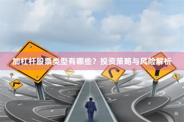 加杠杆股票类型有哪些？投资策略与风险解析